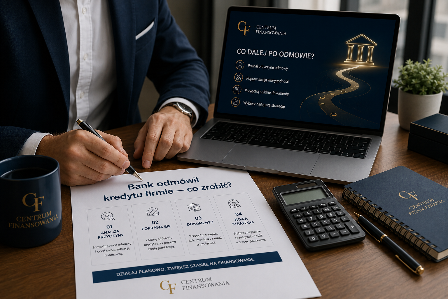 Bank odmówił kredytu firmie - co dalej